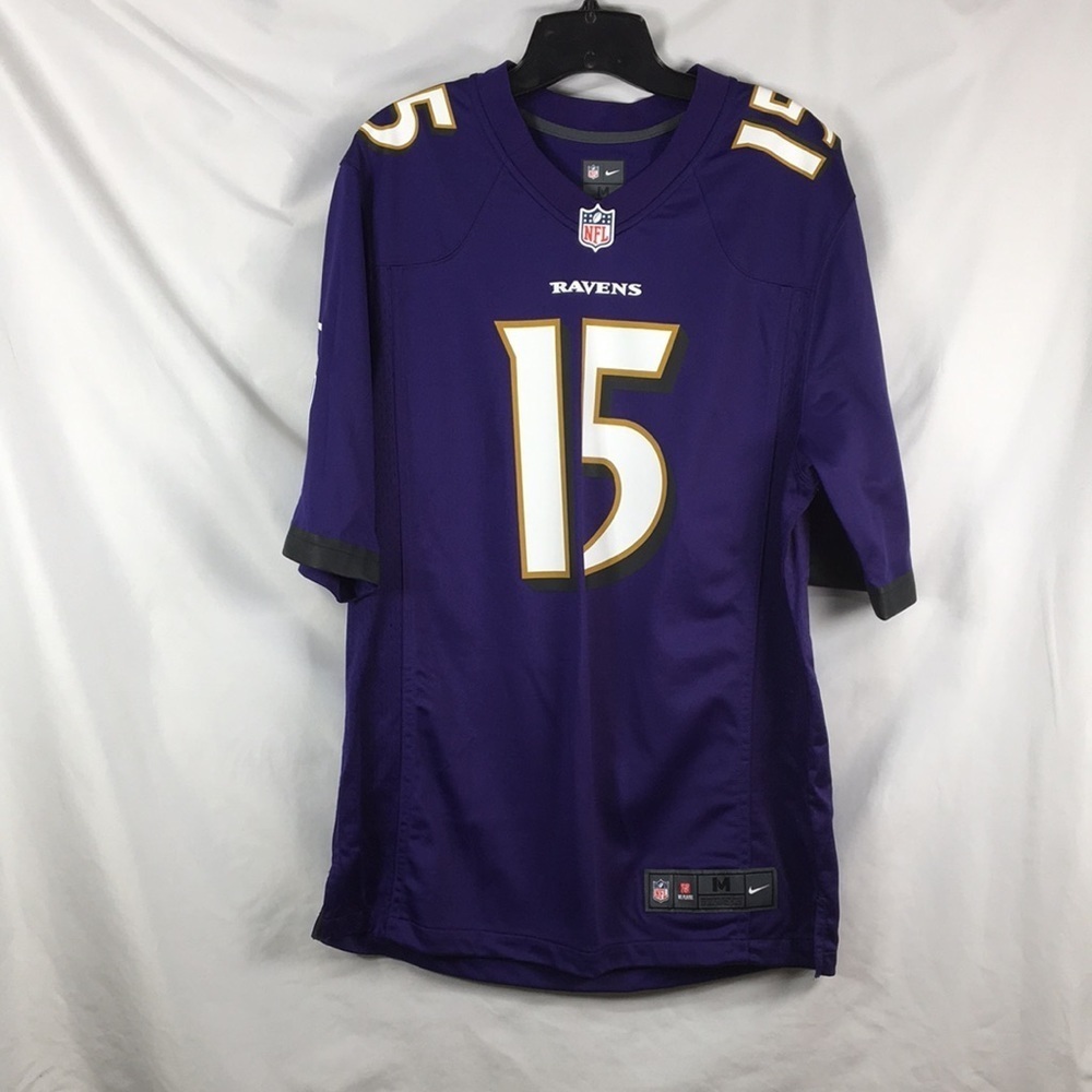 Baltimore Ravens NFL Jersey Marquise Brown Purple No.15 Sz M Like-NEW Condition